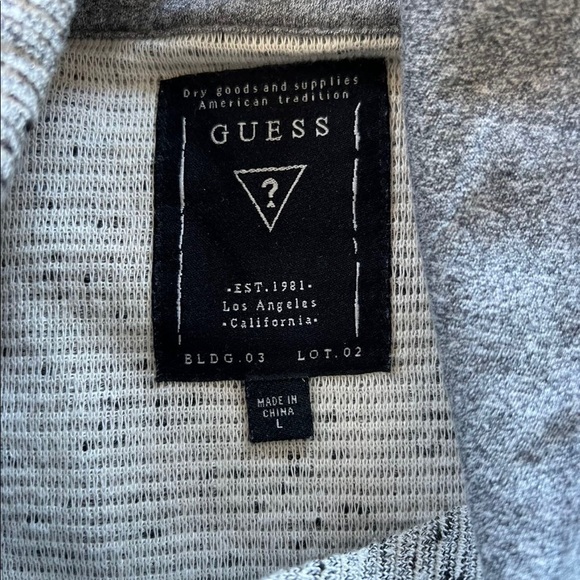 Guess grey hoodie, great for going out and fall weather. - Picture 2 of 3